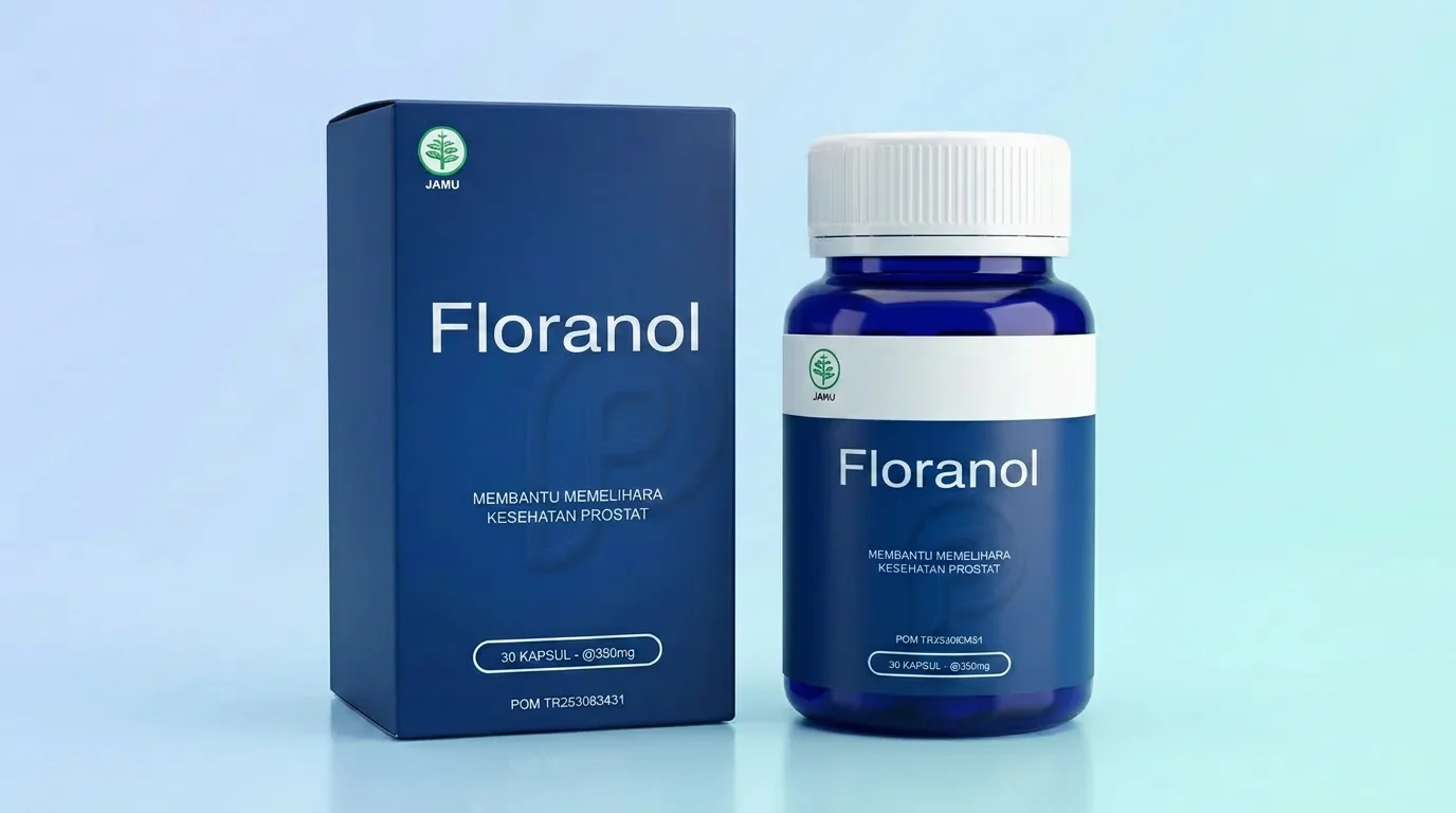 Botol Floranol di tangan